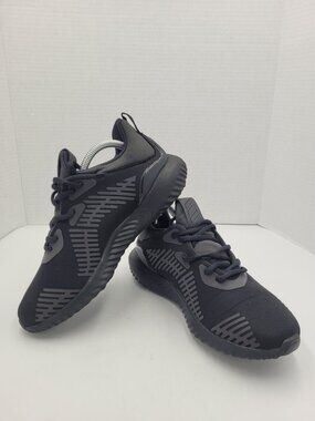 Adidas Youth Unisex Black AlphaBounce Xeno Lace Up Running Athletic Shoe 4.5